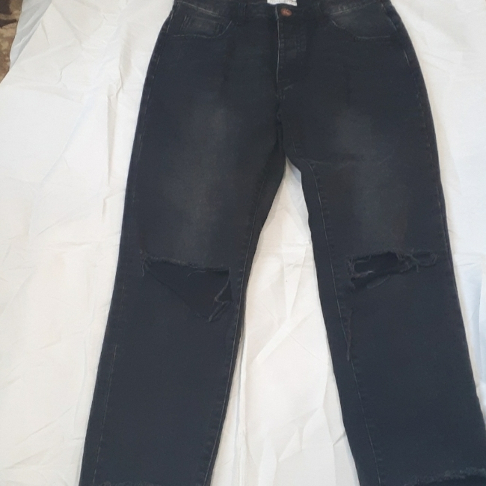 One teaspoon black boyfriend jean size 28